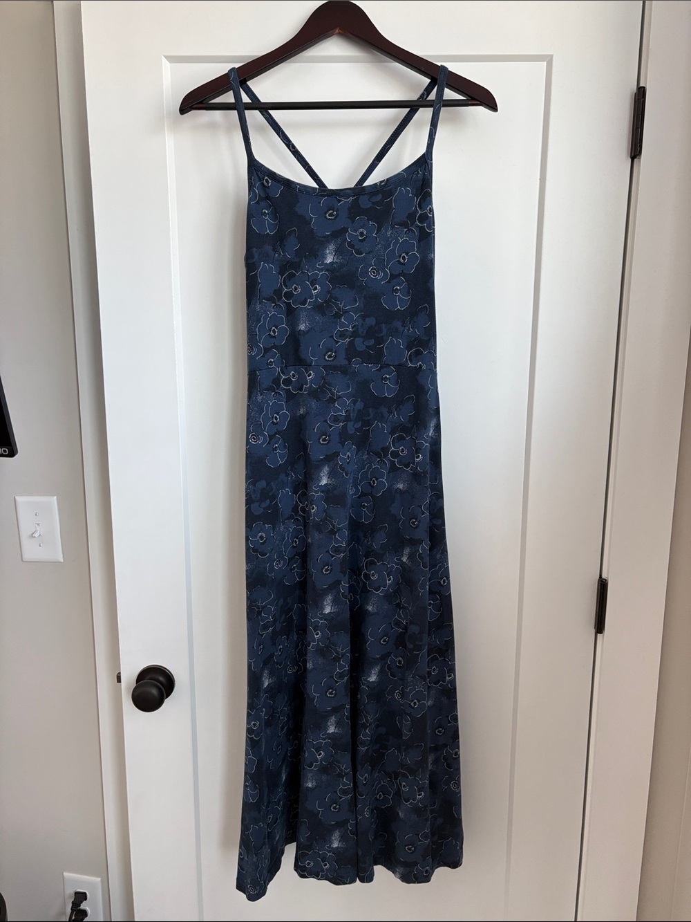 Pact Organic Fit & Flare Midi Dress Large (L) in Solstice Floral